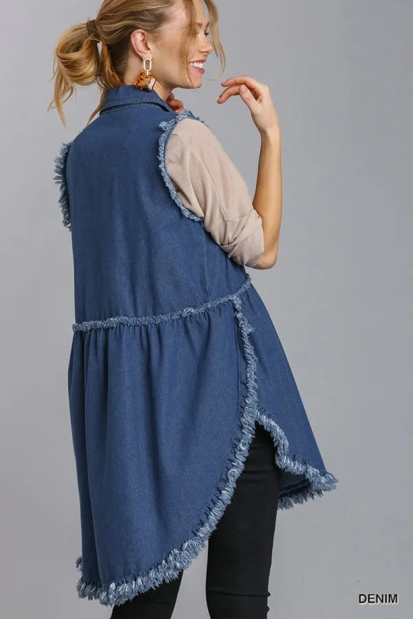 A Day Away Denim Tunic Dress