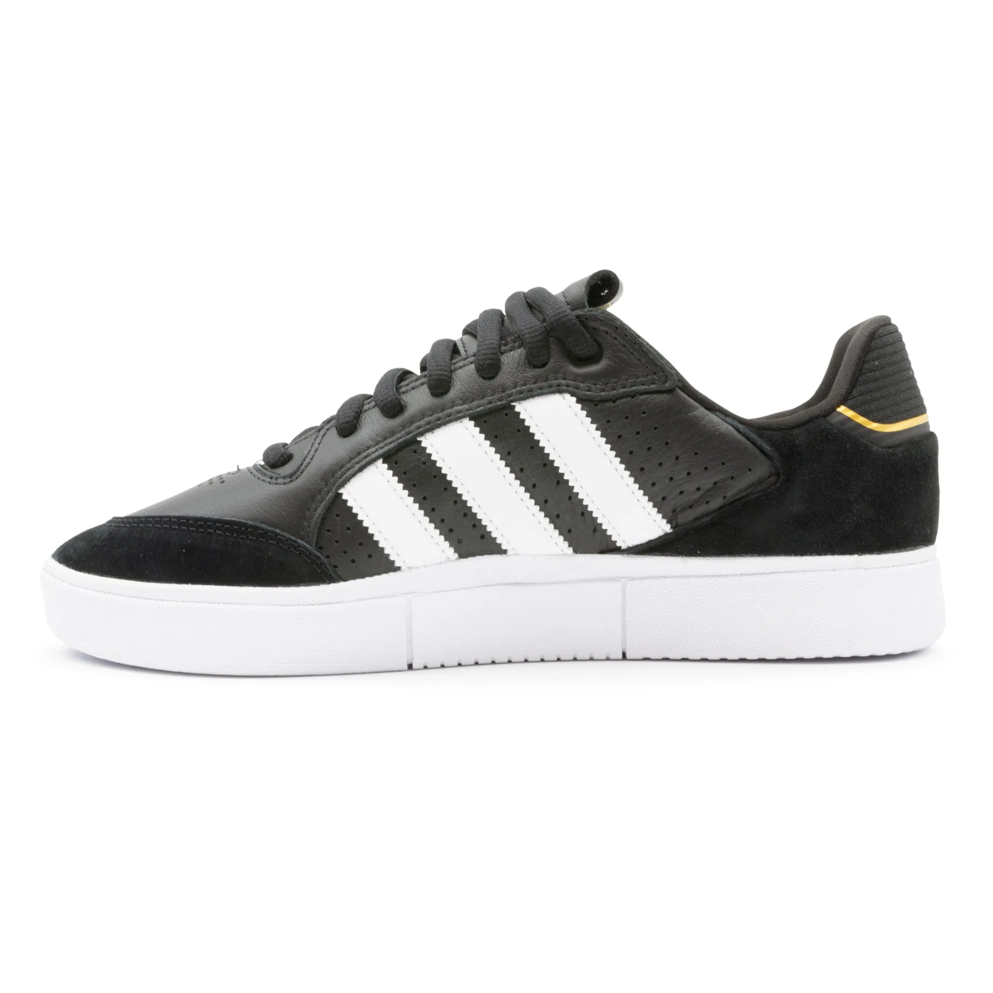 Adidas Tyshawn Low Shoes - Core Black/FTW White/Gold