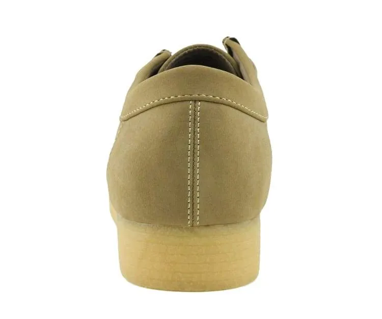 Amali Wallabee Style Men's Tan Suede Low Top