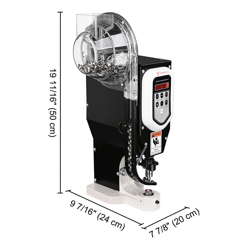 Automatic Banner Grommet Machine #2 Eyelet with Foot Pedal