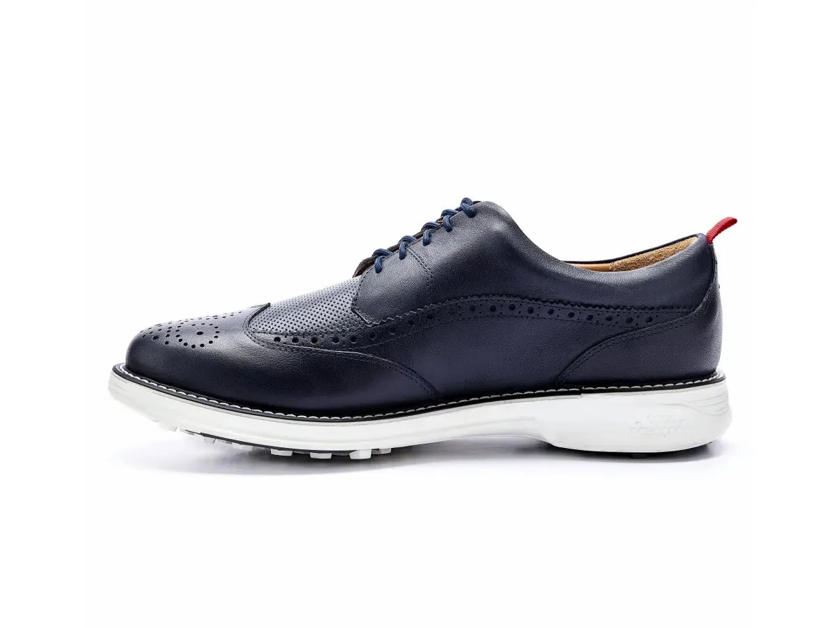 Boxto Golf Men's Legacy Love Spikeless Golf Shoes - Navy Blue