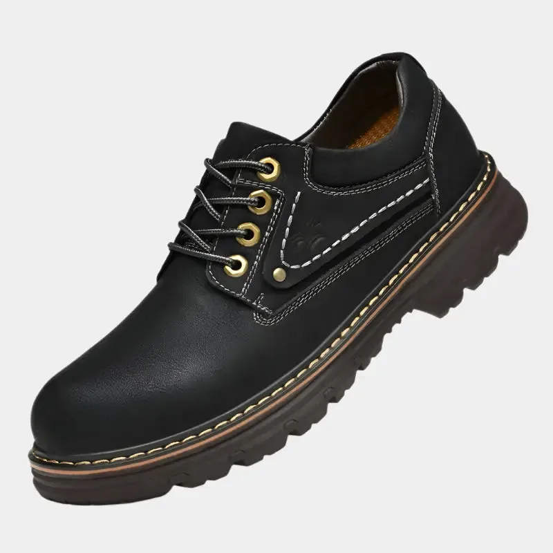 British Leather Elegant Oxford Shoes - Cross & Crown