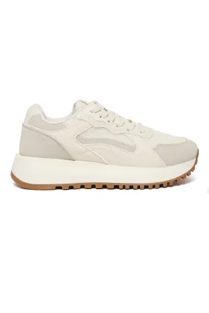 Classic Mesh Comfort Sneakers-Beige