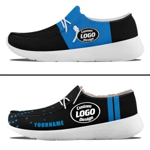 Custom Black Blue Carolina Sneaker Shoes Combo Offer Personalized Combo ZH-D020289-5