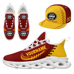 Custom MaxSoul Shoes and Hat Combo Personalized JH-bd0b00ea-aa