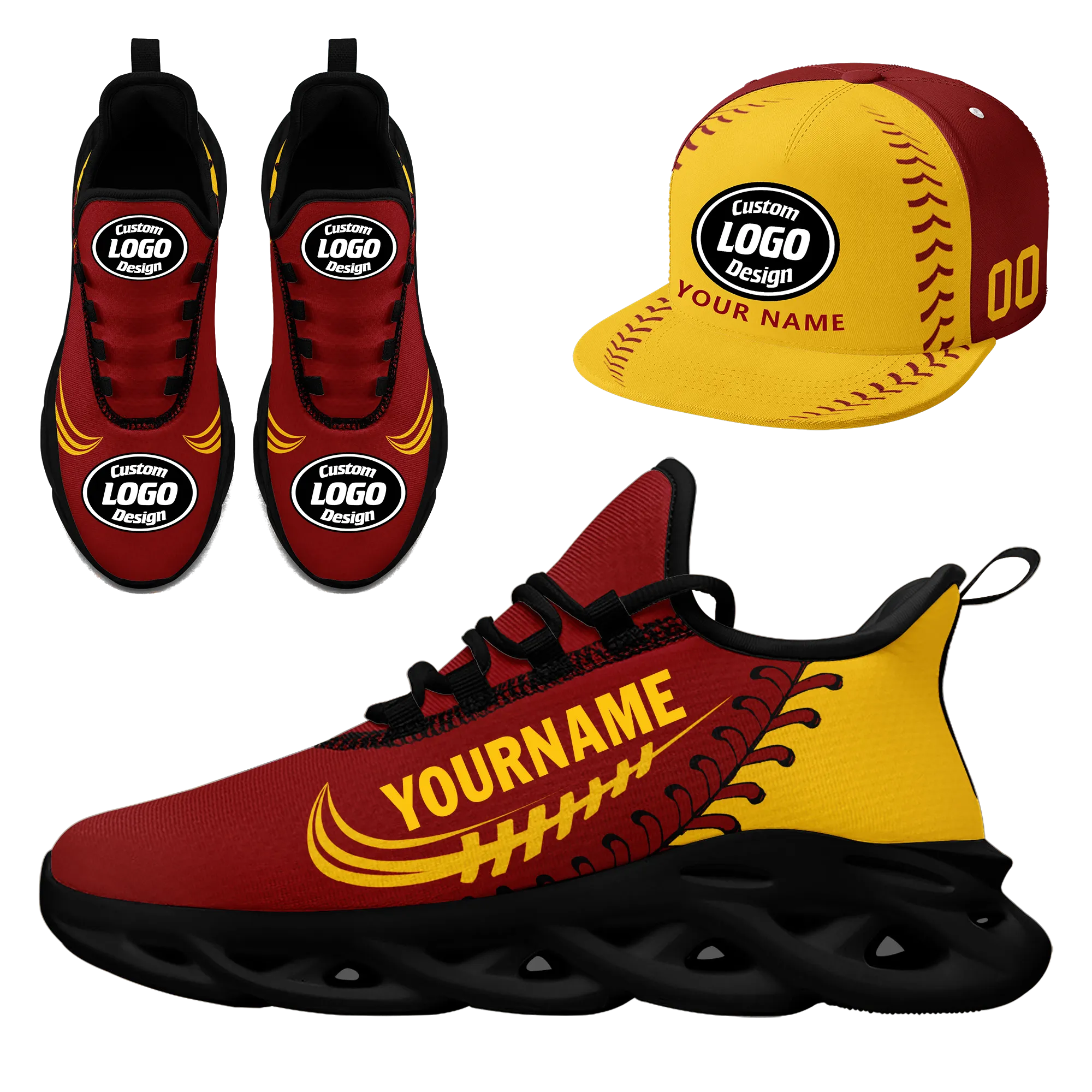 Custom MaxSoul Shoes and Hat Combo Personalized JH-bd0b00ea-aa