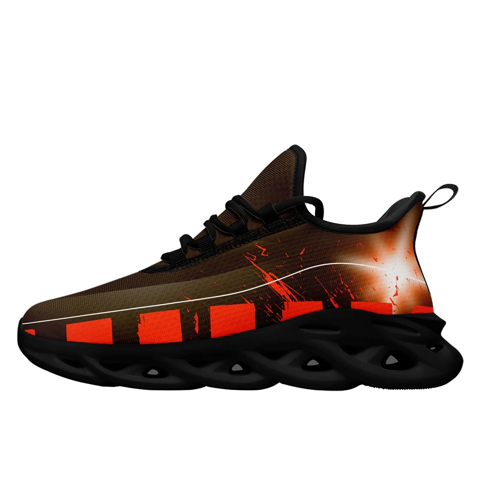 Custom Orange Brown Cleveland Maxsoul Shoes Personalized Sneaker FN003-D020260-8 Custom Online