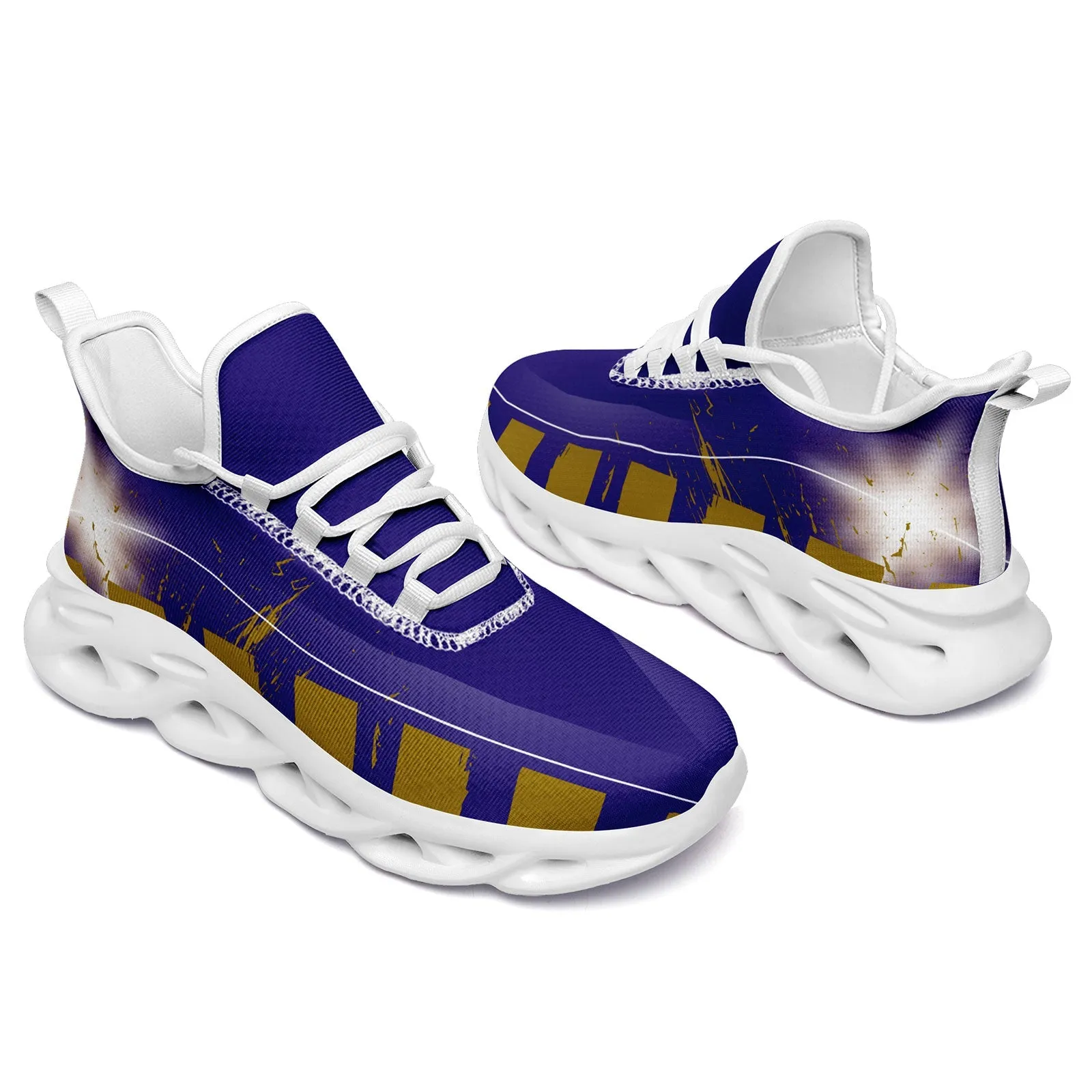 Custom Purple Yellow Baltimore Maxsoul Shoes Personalized Sneaker FN003-D020260-2 Custom Online