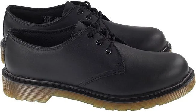 Dr Martens Shoes Juniors 1461 Black Softy