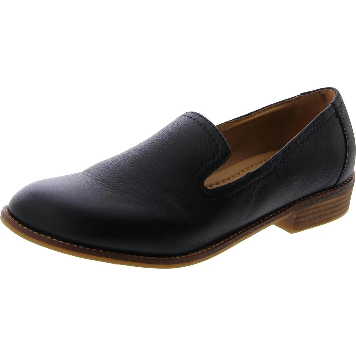 Earth Womens Edna Leather Slip on Loafers