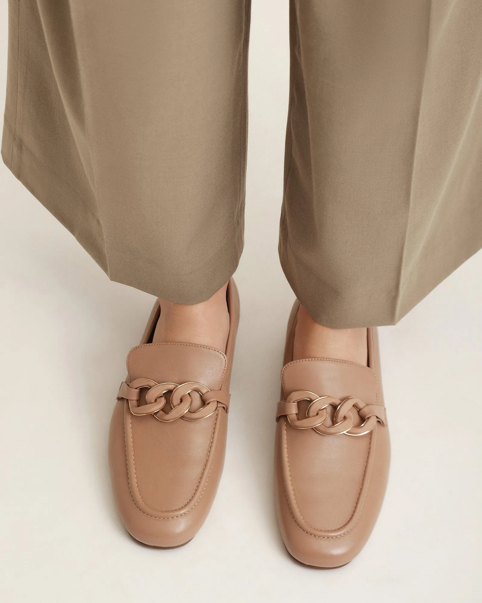 EASTON LOAFERS TAN LEATHER