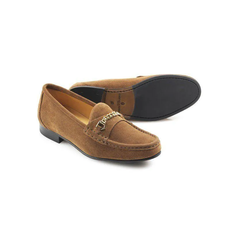 Fairfax & Favor Apsley Ladies Suede Loafer - Tan