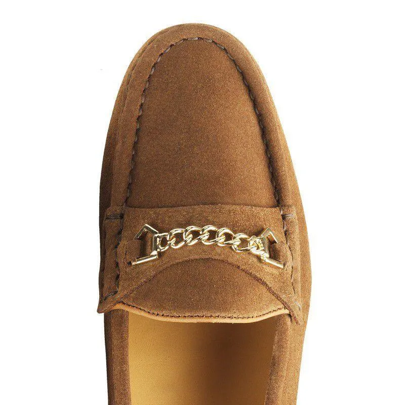 Fairfax & Favor Apsley Ladies Suede Loafer - Tan