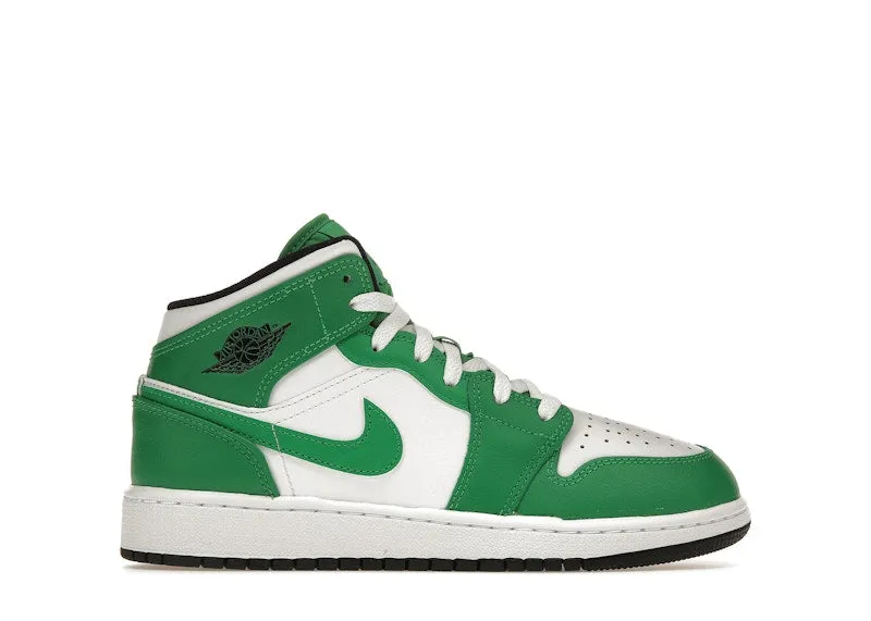 Jordan 1 Mid Lucky Green (Gs)