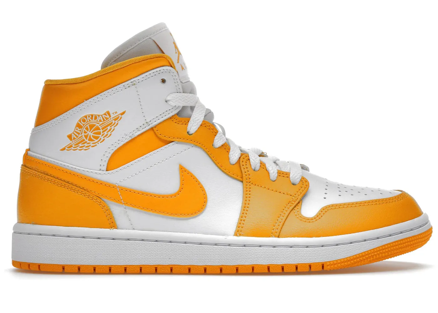 Jordan 1 Mid White University Gold (Women's)