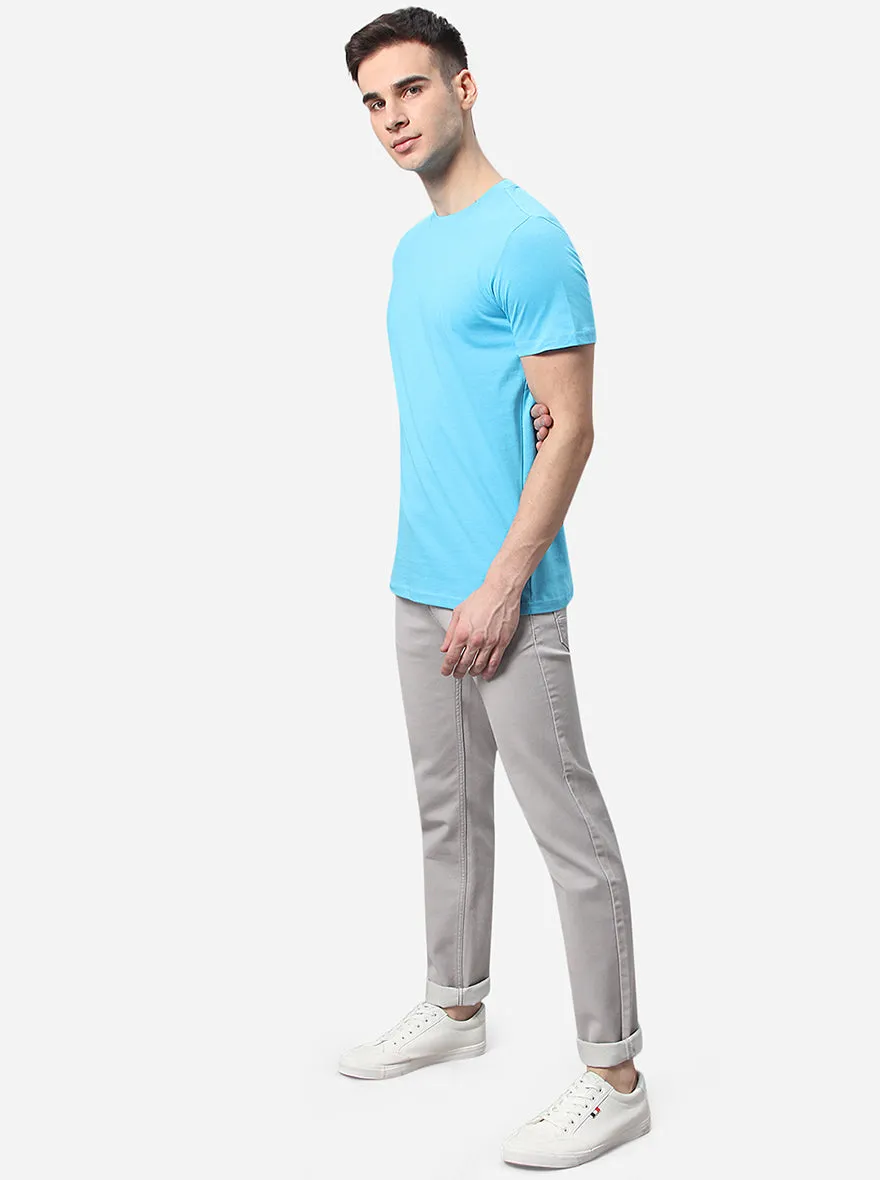 Light Grey Washed Narrow Fit Jeans | Greenfibre