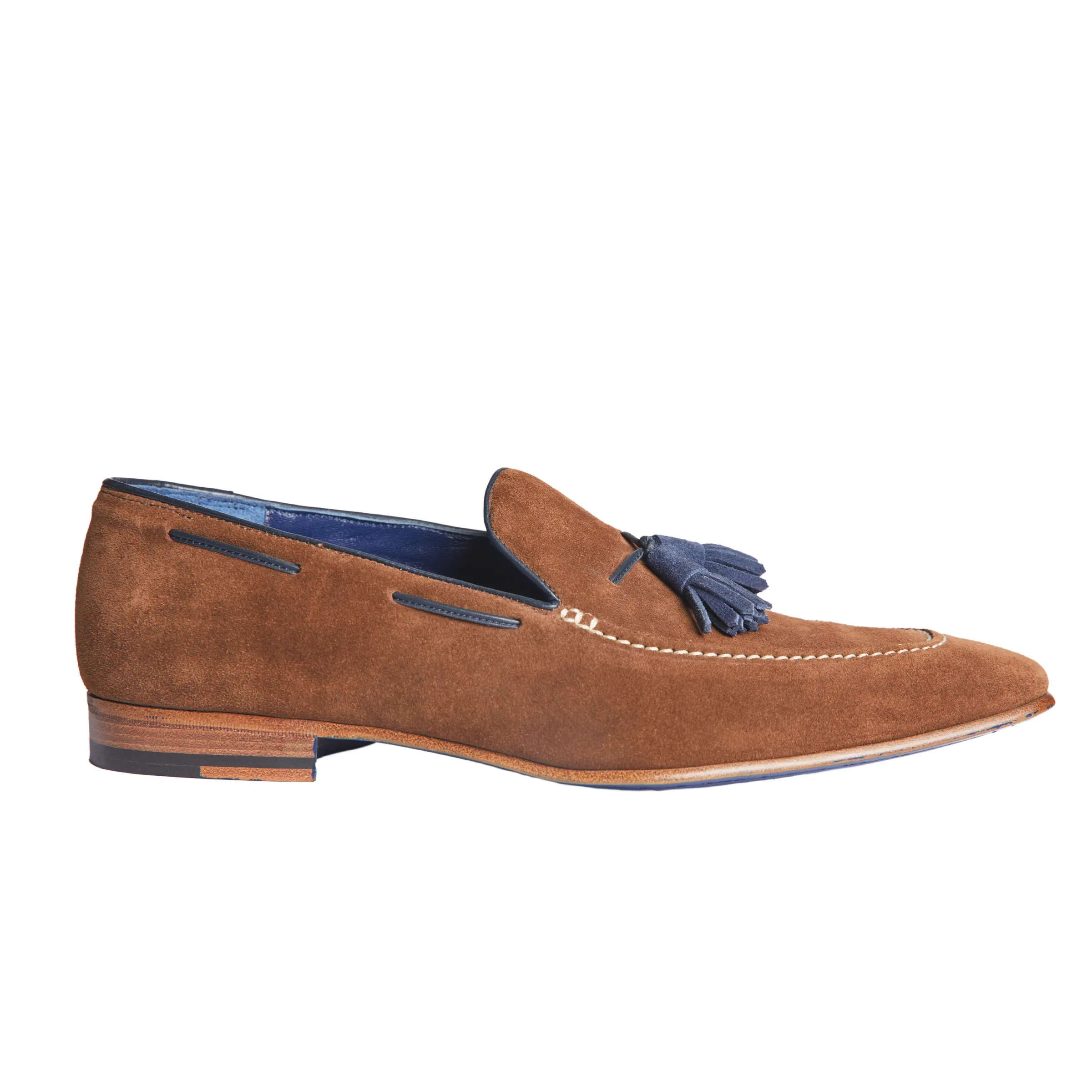 Martin Tassel in Brown Suede