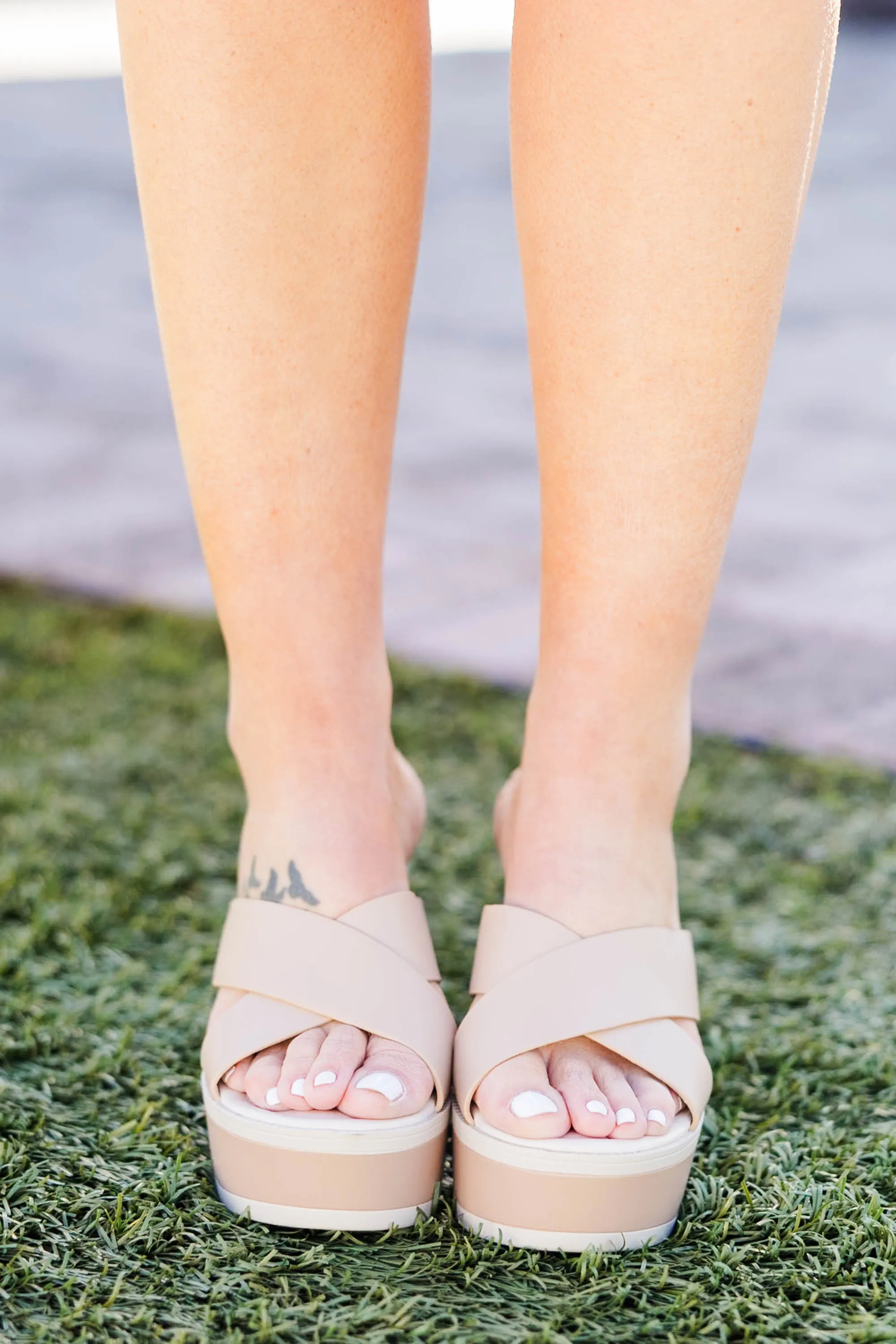 Milkshake Date Heels, Nude