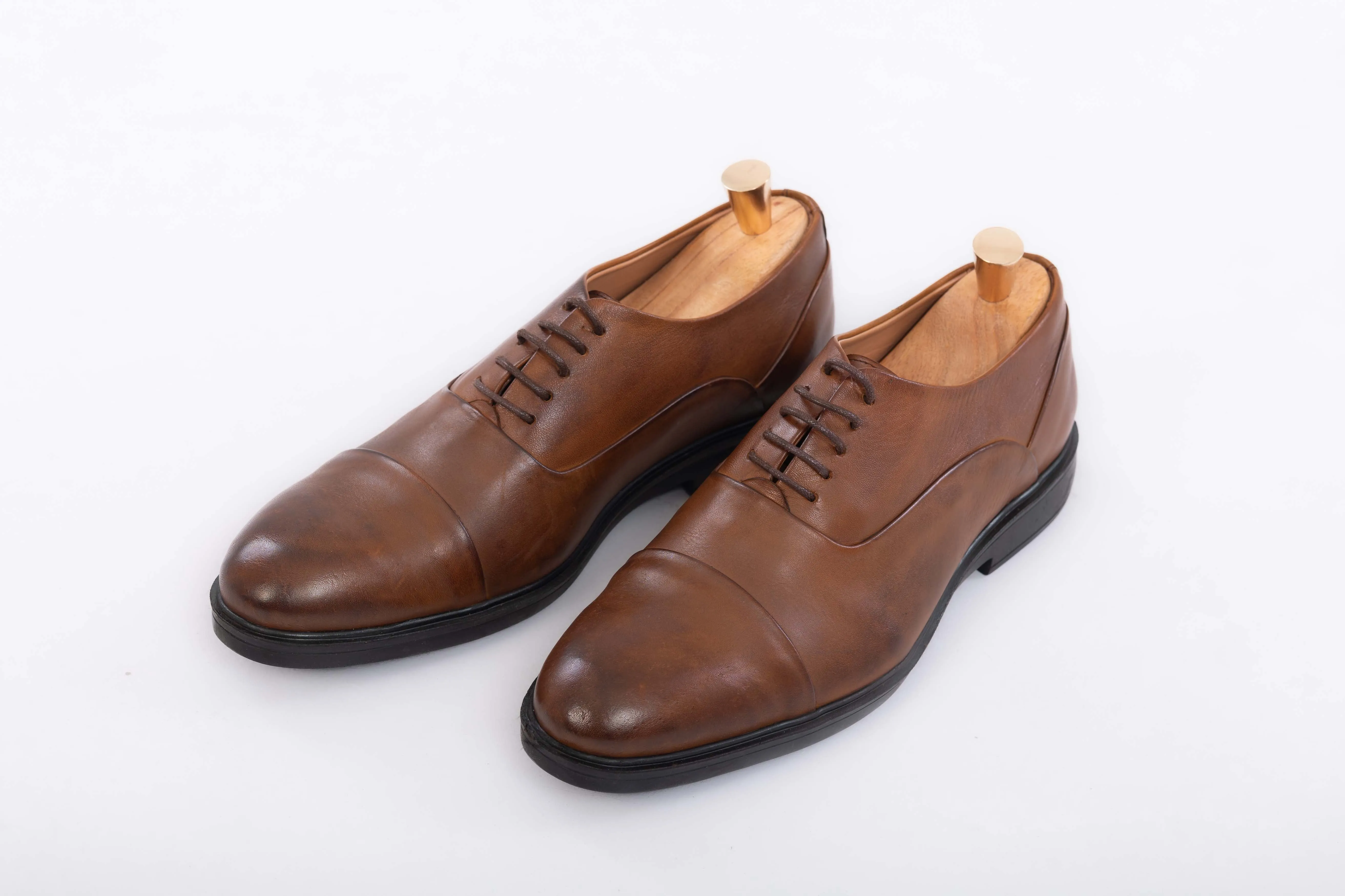 oxford shoes-camel