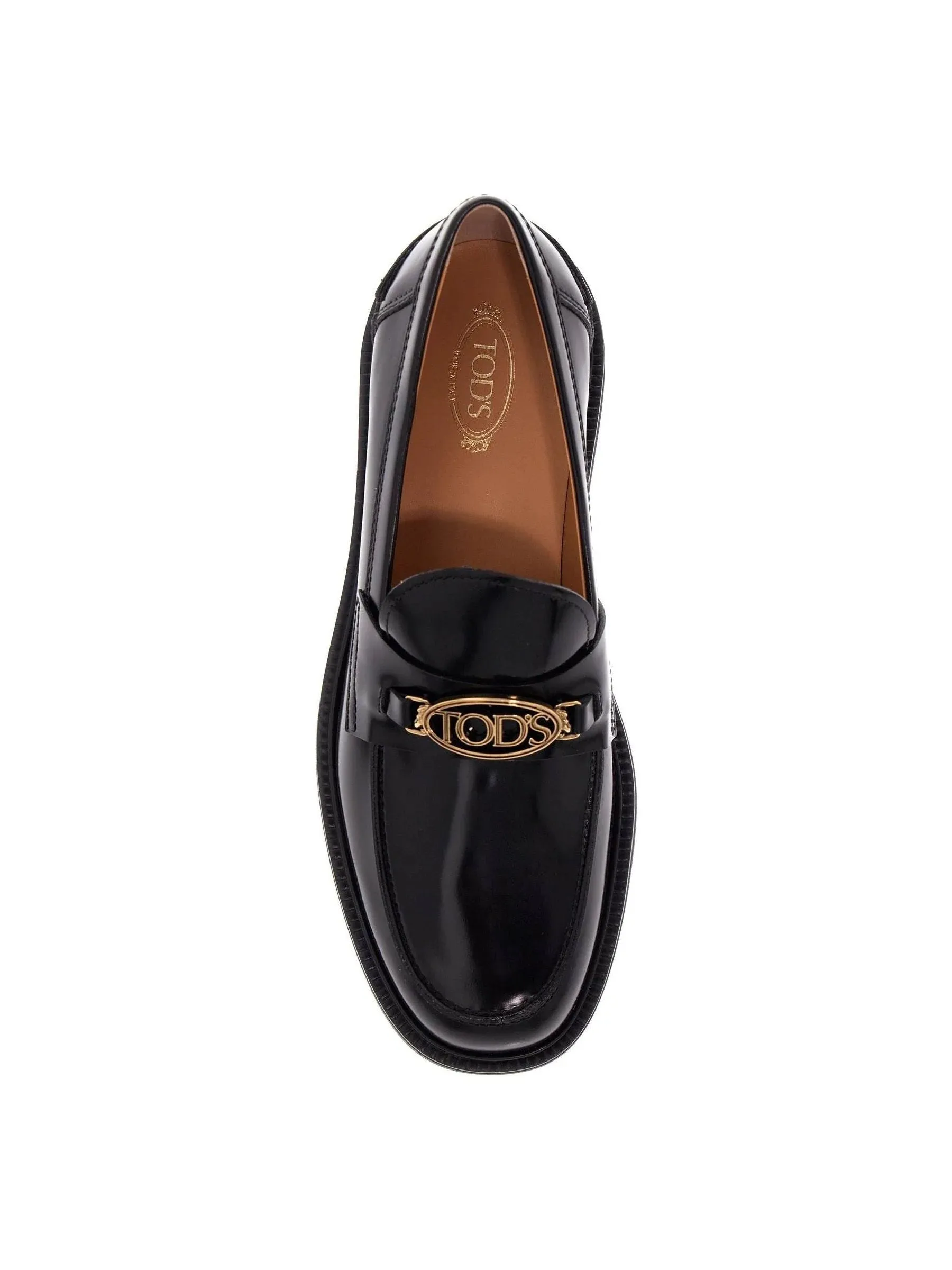 Penny Bar Leather Loafers