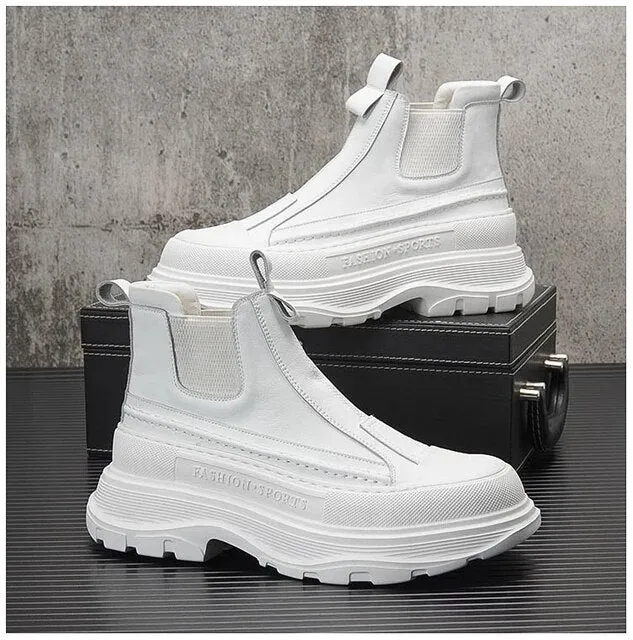 Punk Style Thick Bottom High Top Sneakers