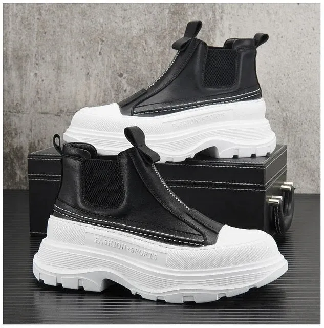 Punk Style Thick Bottom High Top Sneakers