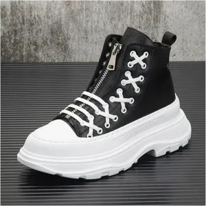 Punk Style Thick Bottom High Top Sneakers