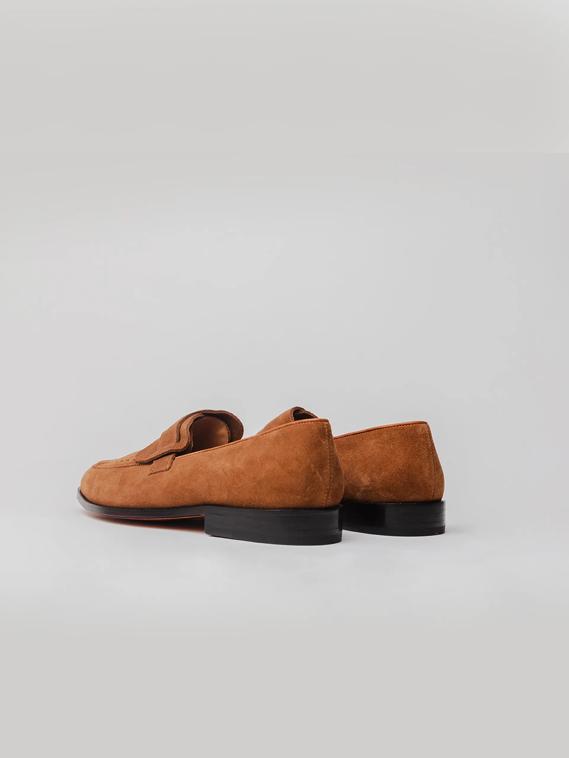 Rakish Loafer - camel Suede