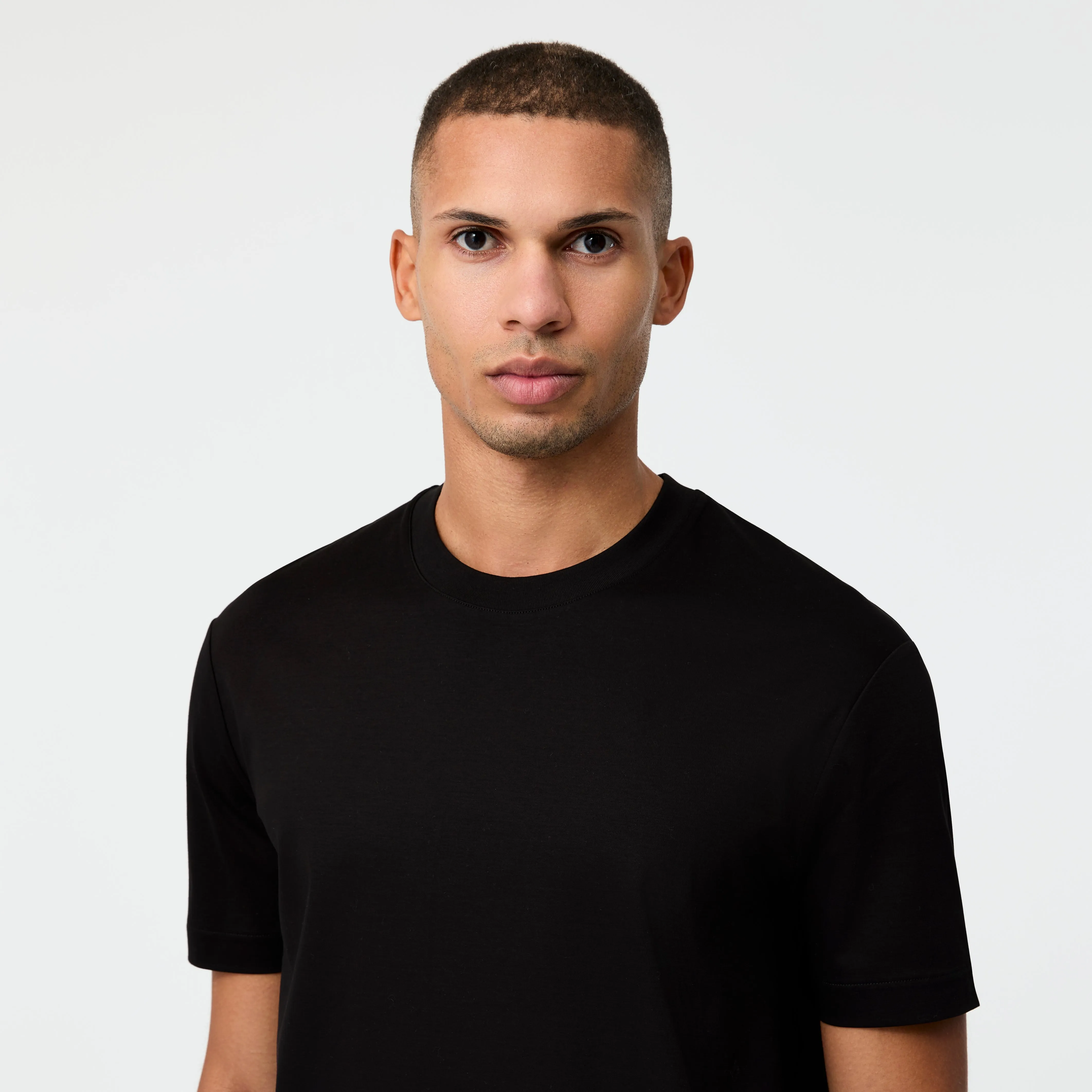 Relaxed Fit Crew Neck T-shirt Black