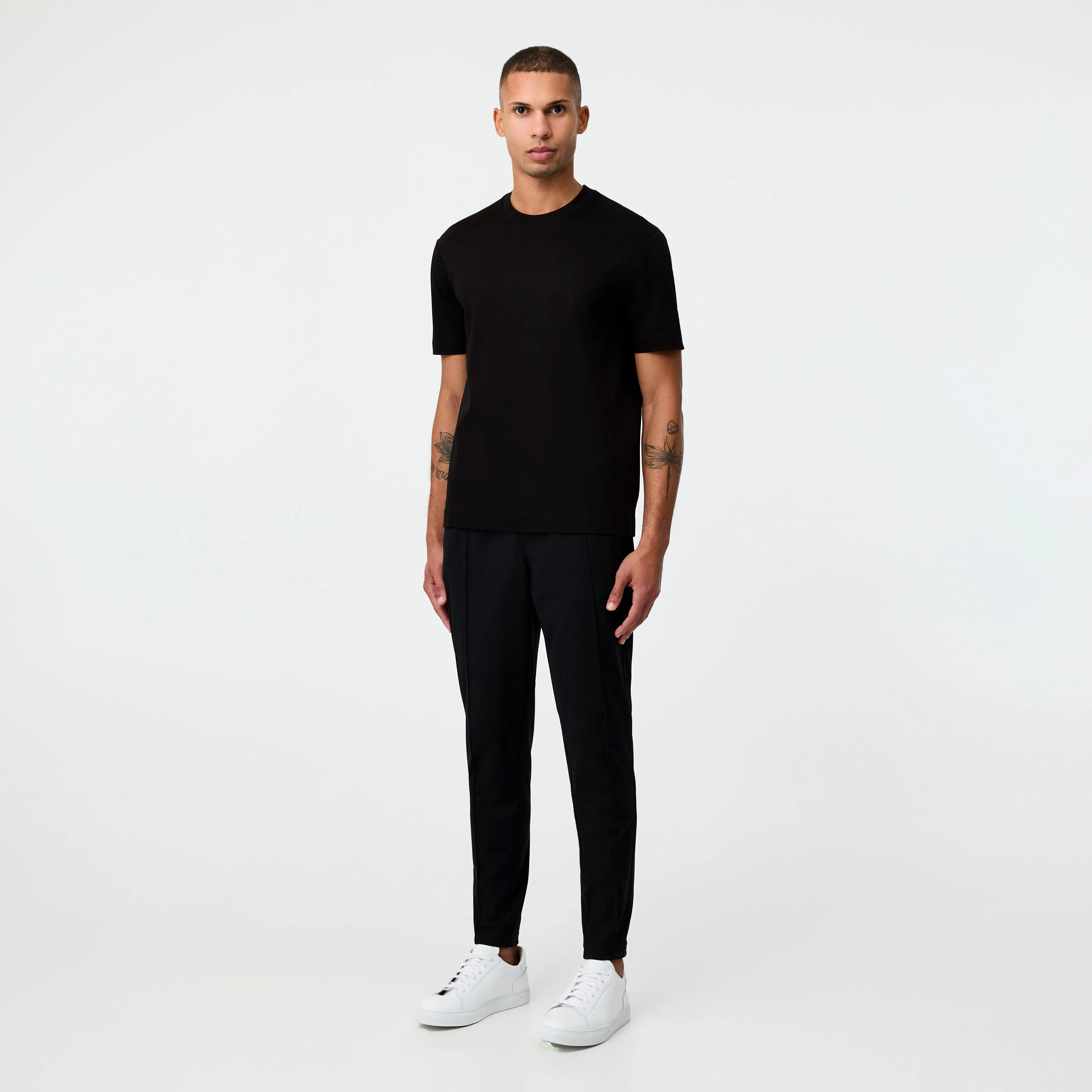 Relaxed Fit Crew Neck T-shirt Black