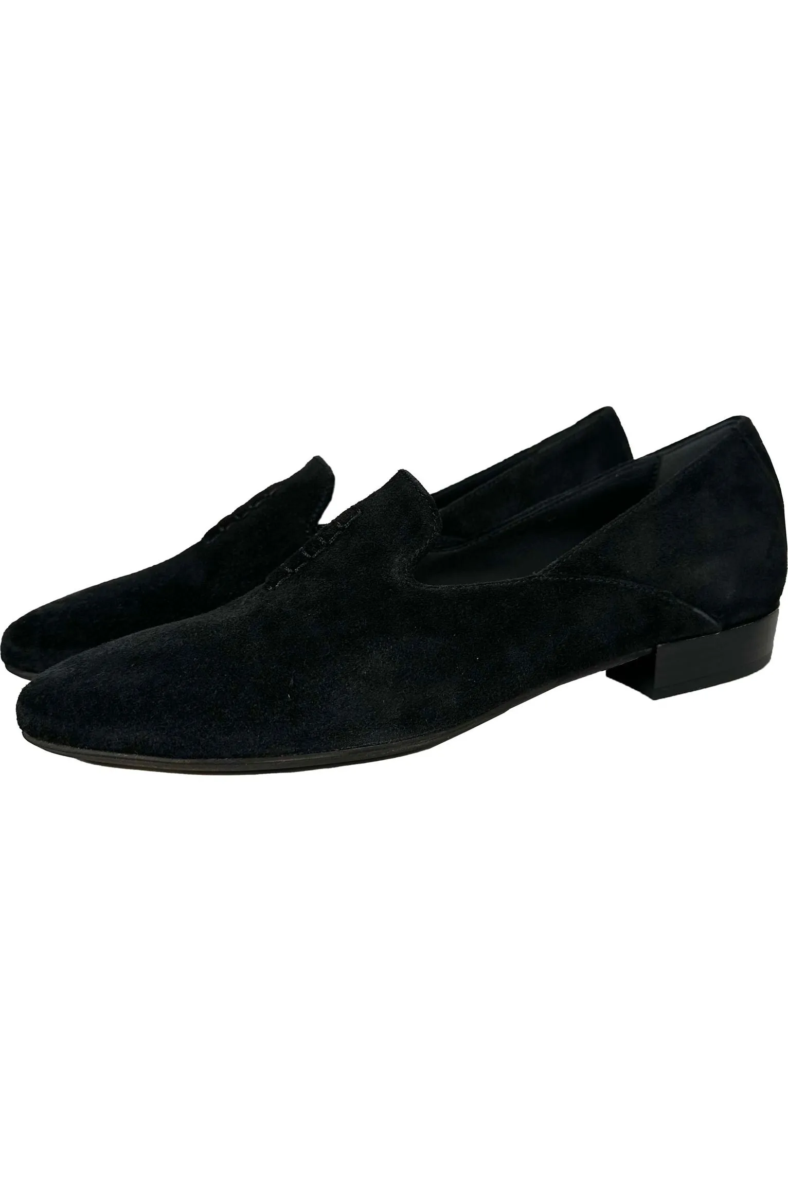 Robertson Madison Geneva Suede Loafer 47.300.065 | Silk Nero (Black Suede) | Clearance Final Sale