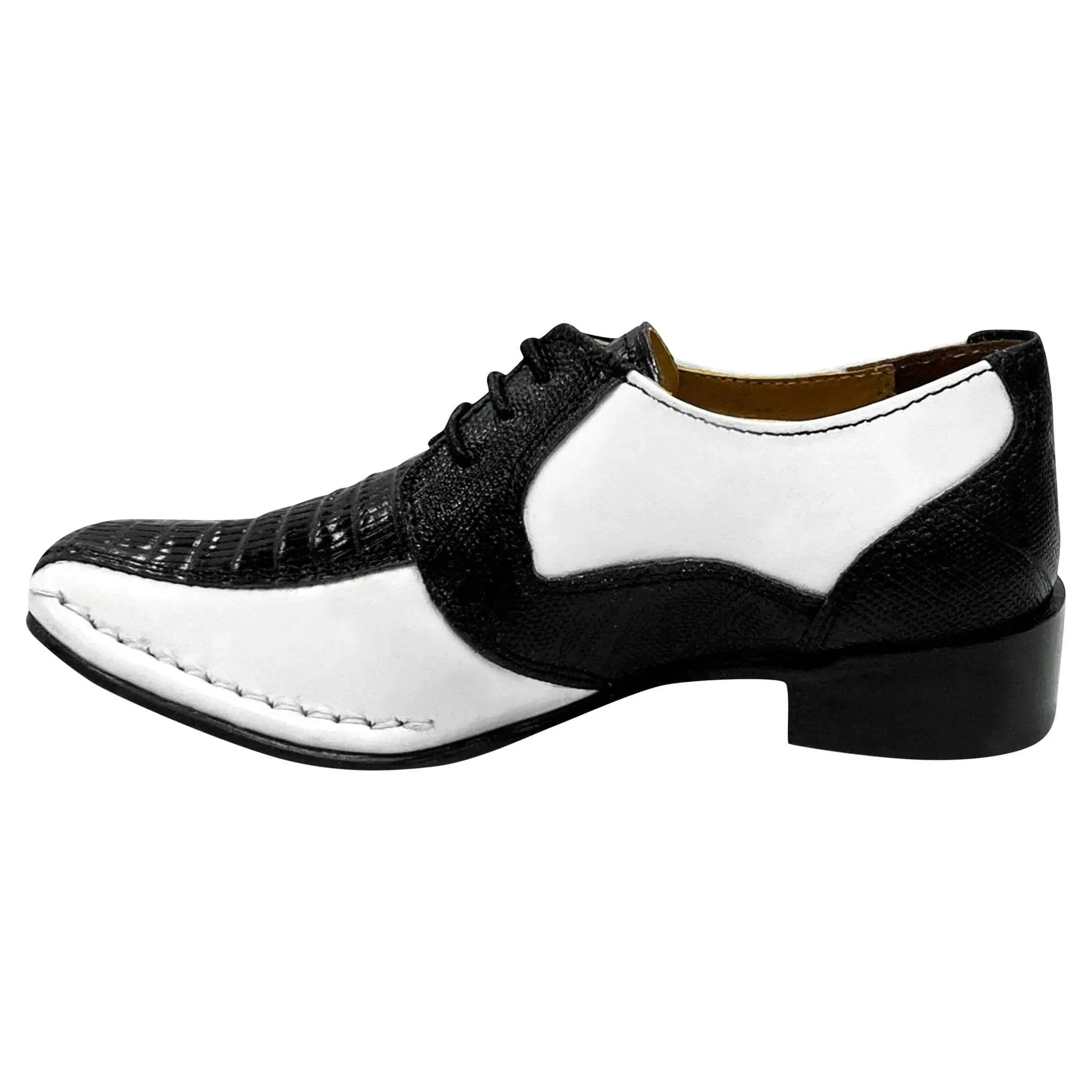 Senior Leather Oxford Style Dress Shoes