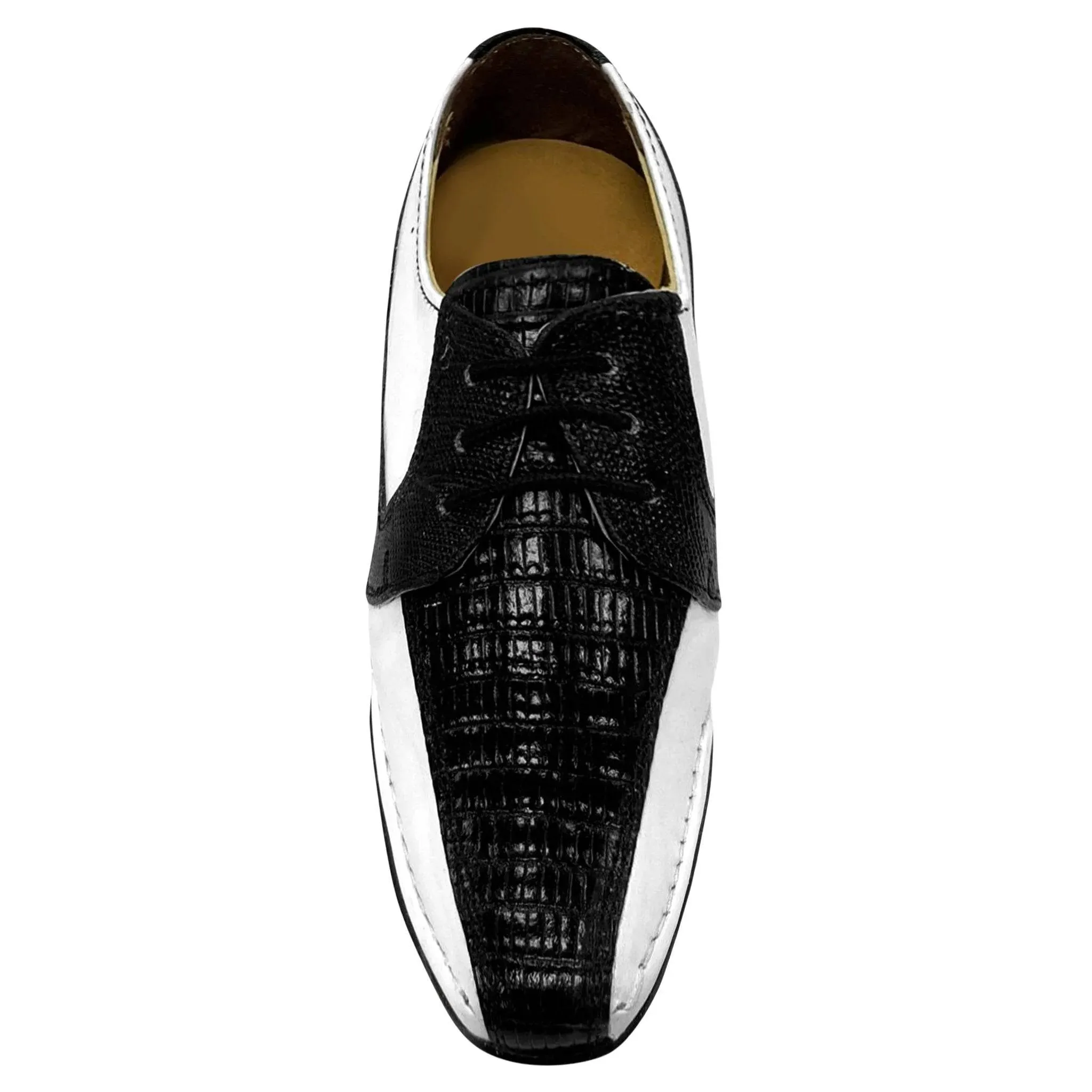 Senior Leather Oxford Style Dress Shoes