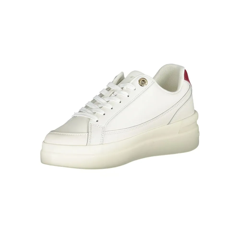 Tommy Hilfiger Sleek White Sneakers with Contrast Details