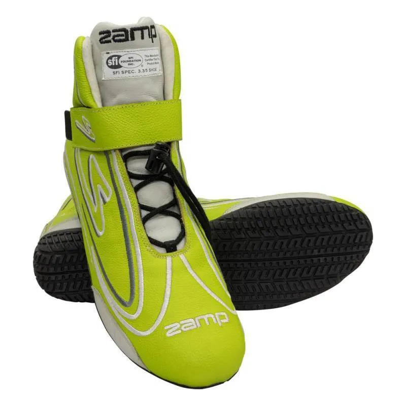 Zamp ZR-50 Race Shoes - Neon Green